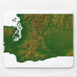 Map of Washington 3 Mousemats