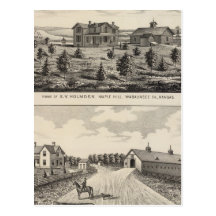 Maple Hilland Silver Spring Ranch, Kansas Post Card