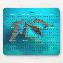 Maple leaf 2013 Calendar Mouse Pad