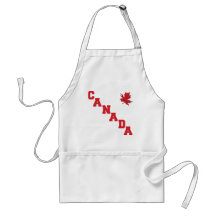 Maple Leaf Canada Apron