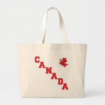 Maple Leaf Canada Canvas Bags