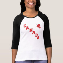 Maple Leaf Canada Women's T Shirt