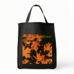 Maple Leaves in Watercolor Bag