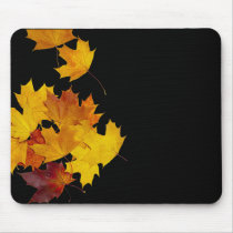 Maple leaves mouse mat