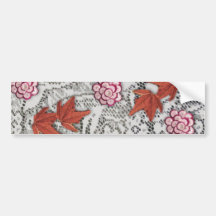 Maple Leaves 'n Lace Bumper Sticker