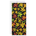 maple leaves rack cards