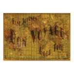 Mapping My Travels Gift Tag business cards