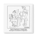 Mapquest Directions to Happiness Refrigerator Magnet