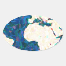 maps pointilism World Map 2 Stickers