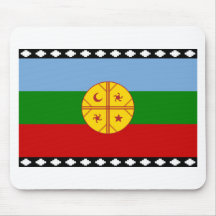 Mapuche Flag Mouse Pads