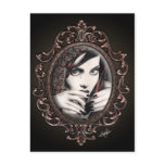 "Mara" Martini Tears Gothic Fantasy Postcard