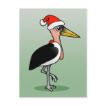 Marabou Stork Santa postcards