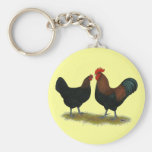 Marans Black Copper Key Chain