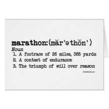 Marathon Definition Cards