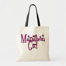 Marathon Girl Tote Bag
