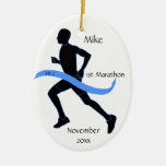 Marathon Runner Ornament - Male