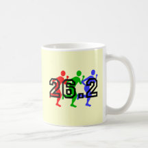 Marathon runners coffee mugs
