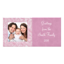 Marble Personalized Photo Card