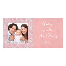 Marble Personalized Photo Card