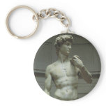 Marble Statue of David by Michelangelo keychains
