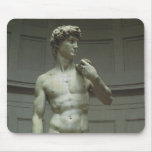 Marble Statue of David by Michelangelo Mousepads
