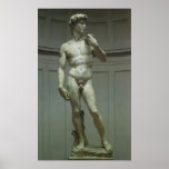Marble Statue of David by Michelangelo posters