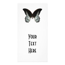 Marble Swallowtail Butterfly Personalised Photo Card