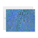 Marbled Blue Waters invitations