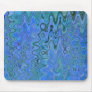 Marbled Blue Waters Mouse Pad