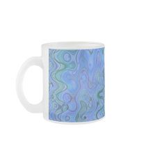 Marbled Blue Waters Mugs