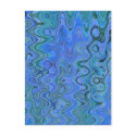 Marbled Blue Waters postcards