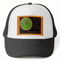 Marbled Orb Weaver Spider Happy Halloween Items Trucker Hats