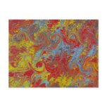 Marbled Paper Postcard