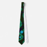 Marbled Retro Blue Green Dot Wave