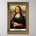 Marcel Duchamp LHOOQ Poster posters