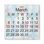 March 2011 Miniature Calendar magnets