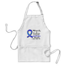 March Colon Cancer Awareness Month Aprons