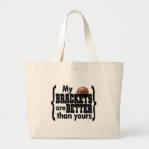 March Madness Brackets Canvas Bag