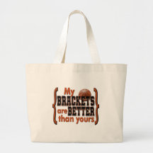 March Madness Brackets Orange Bags