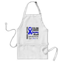 March Matters - Colon Cancer Awareness Month Aprons
