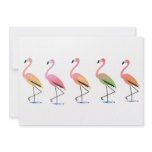 March of the Tropical Flamingos invitations