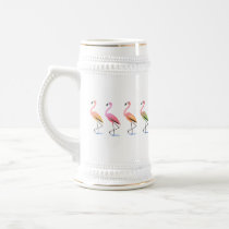 March of the Tropical Flamingos Mugs