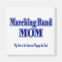 Marching Band Mum/ Saxophone Magnet