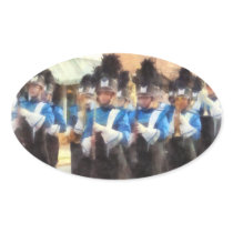 Marching Band Oval Sticker