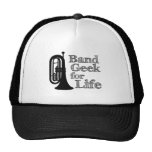 Marching Baritone Band Geek Mesh Hats