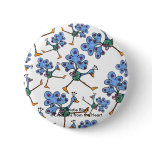 Marching Peacock collage buttons