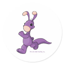 Marching purple Blumaroo stickers