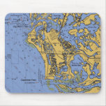 Marco Island, Florida Nautical Chart Mousepad
