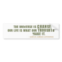 Marcus Aurelius Antoninus Quote Bumper Sticker