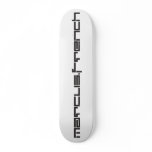 Marcus.French Logo skateboards